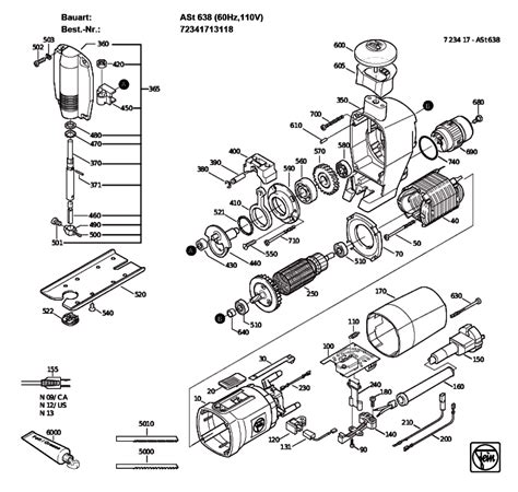 Buy Fein 72341713118 72341713118 ASt 638 Replacement Tool Parts | Fein ...