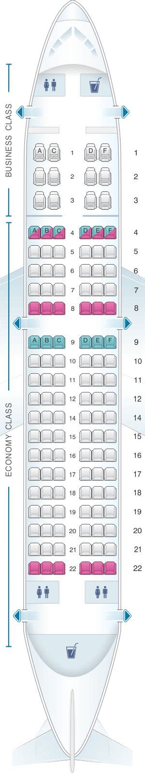 Avianca Airbus A319 Seat Map