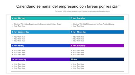 Las 10 Mejores Plantillas De Calendario De Tareas Con Ejemplos Y Muestras