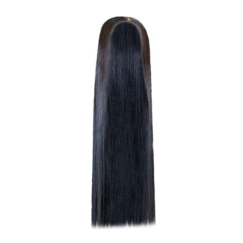 Clearance Skpblutn Clip In Human Hair Extensions Black Synthetic Cap