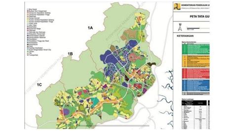 Detail Peta RDTR IKN Nusantara Yang Resmi Dirilis Kementerian PUPR