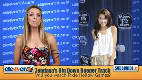 Zendayas Dig Down Deeper Single For Pixie Hollow Games Youtube