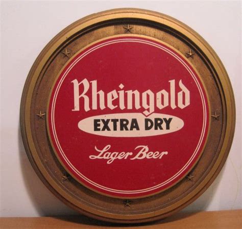 vintage rheingold extra dry lager beer bar sign by OkioBVintage, $39.00 ...