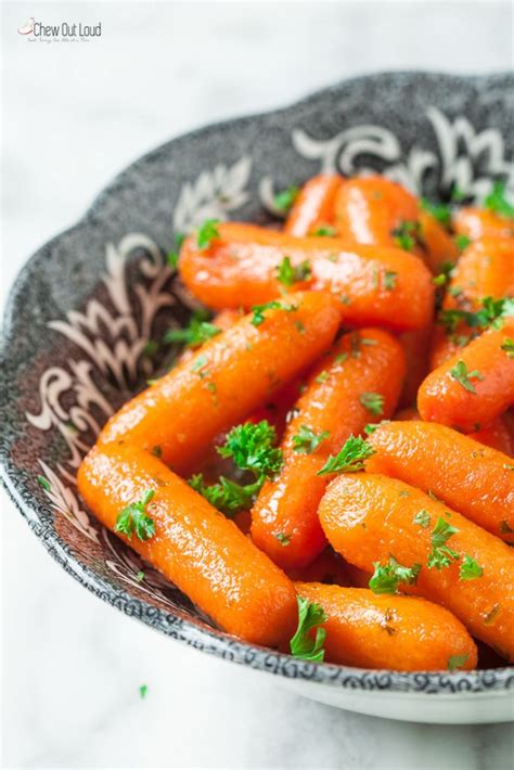 15-Minute Honey Glazed Carrots | Chew Out Loud