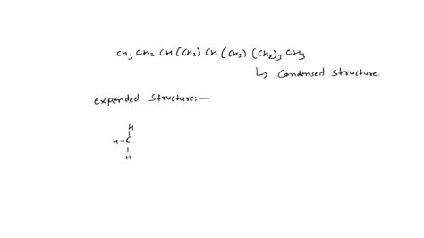 SOLVED Provide ThelUPACname For The Condensec Structural Formula Shown