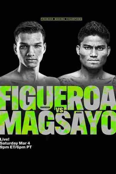 Figueroa Vs Magsayo Fight 2023 Posters — The Movie Database Tmdb