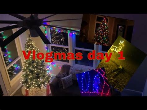 Decorating My House For Christmas Vlogmas Day Youtube