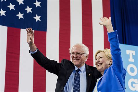 Bernie Sanderss Fulsome Endorsement Of Hillary Clinton The New Yorker