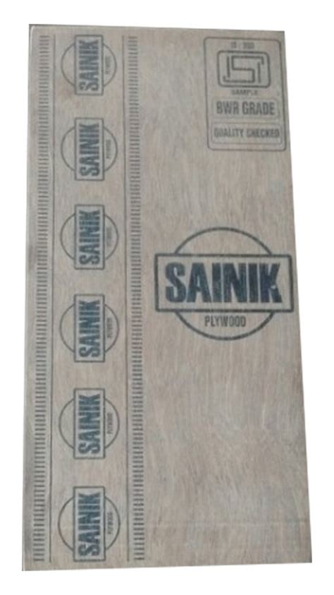 Brown Sainik Bwr Grade Plywood Board For Furniture Thickness Mm