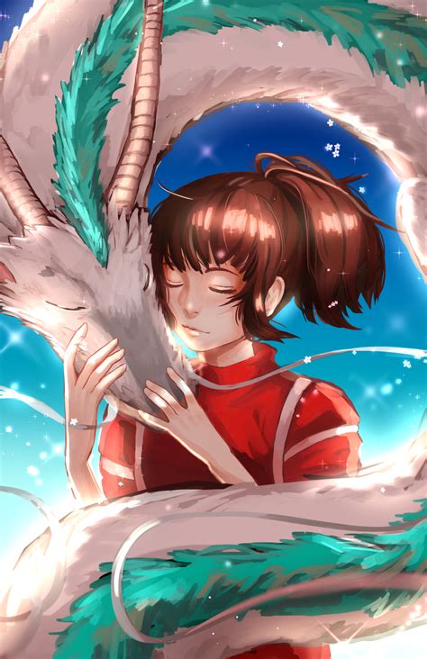 Chihiro And Haku Spirited Away Fan Art 44678027 Fanpop