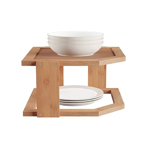 Customer Reviews Hastings Home Tier Bamboo Corner Shelf For Kitchen