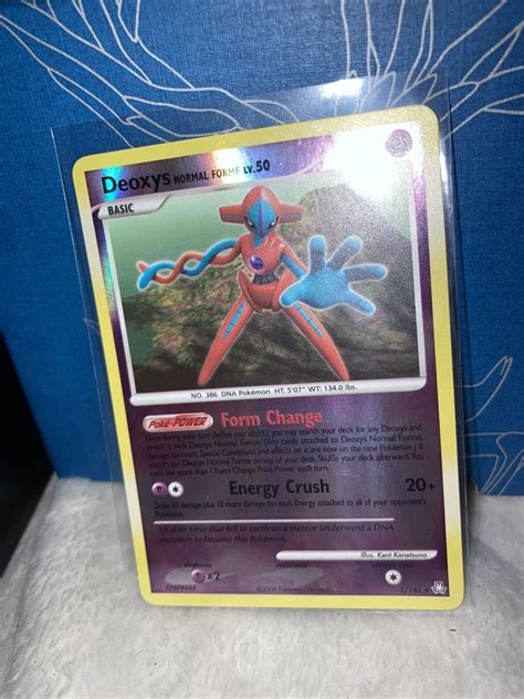 Deoxys 1 146 DP Legends Awakened Reverse Holo Rare Card NM EBay