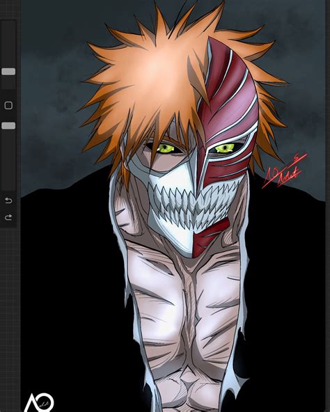 Bleach Ichigo Hollow Mask Drawings