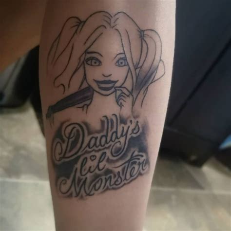 Harley Quinn Tattoos For Comic Lovers In Page Of Small