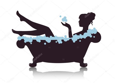 Woman In A Bath With Foam Stock Vector Image By ©olgasuslo 118032306