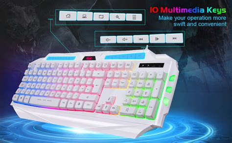 Anivia Gaming Keyboard And Mouse Set Wired Led Backlight Keyboard