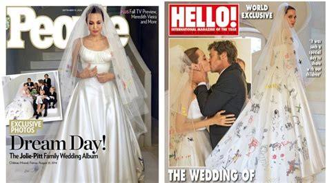 Angelina Jolie’s Unusual Wedding Dress: Revealed | Vanity Fair