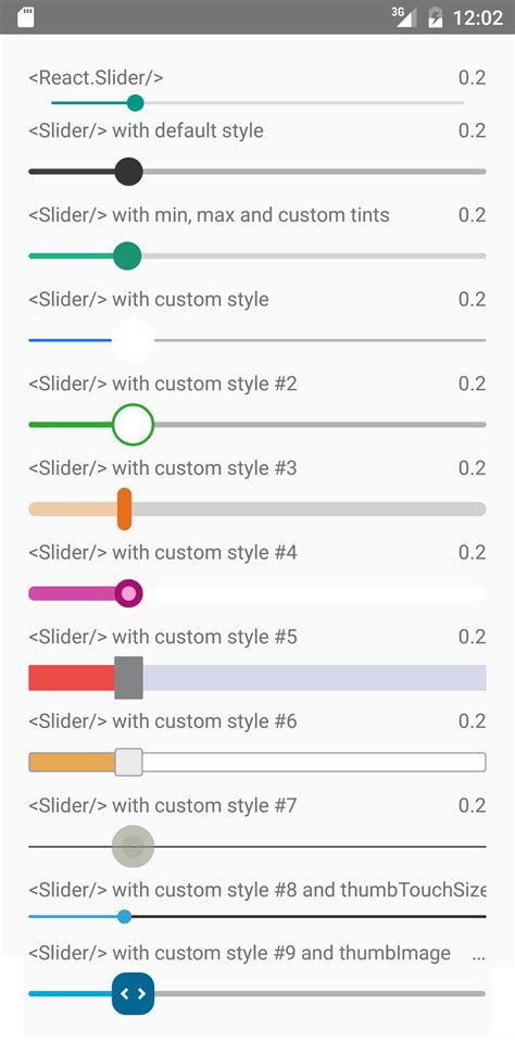 A Pure Javascript Slider Component For React Native