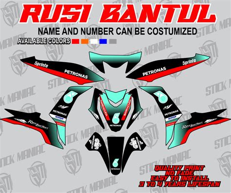 Rusi Bantul Decals Sticker Laminated Lazada Ph