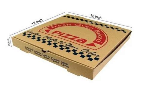 Single Wall 3 Ply Printed Pizza Packaging Box At Rs 9piece In