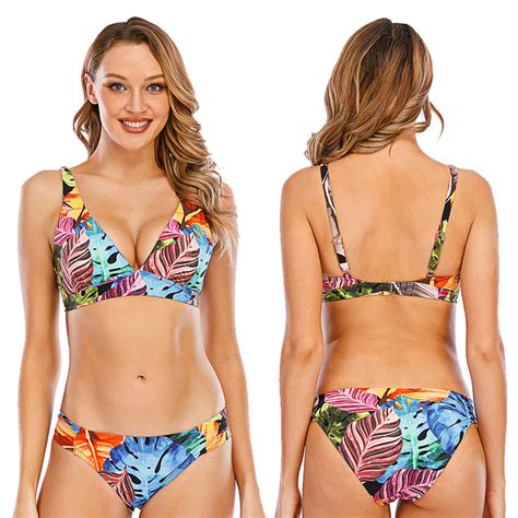 Welon Custom Women Lady Two Piece Sexy Bathing Suit Bikini Swimsuit Swimwear Designer Swimwear