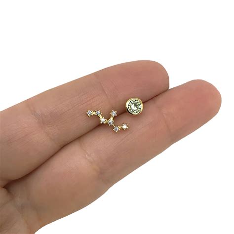 Zodiac Constellation Earring Studs Constellation Earrings Etsy UK