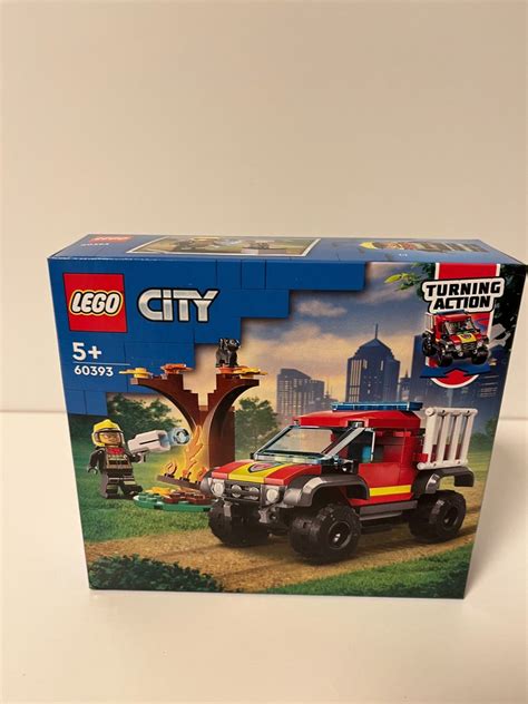 Lego City 30566 60282 And 60393 Lego Fire Brigade Retired Set