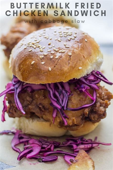 Fried Chicken Sandwiches With Slaw And Spicy Mayo Artofit