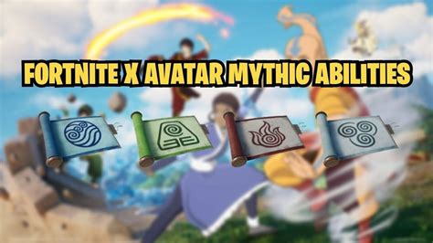 Fortnitel Only The New Avatar Mythics Youtube