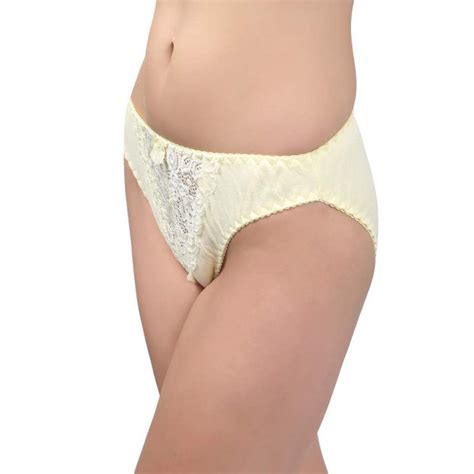 Buy Bodycare Bikini Style Cotton Briefs In Assorted Colour With Lace