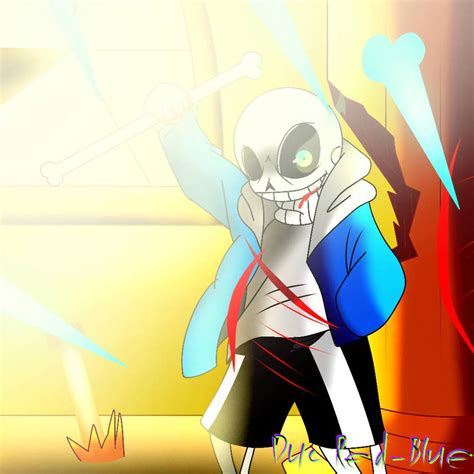 Last breath sans phase 2 by Ducred-blue on DeviantArt