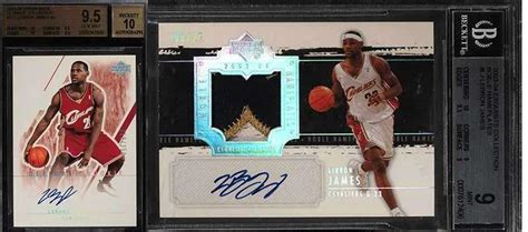 Check out these super high-end Lebron James autograph rookie cards ...