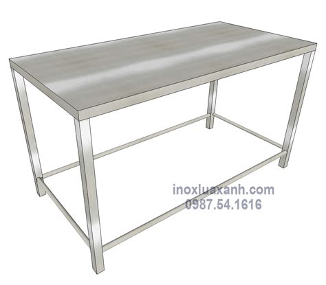 BÀN INOX 2 TẦNG CÓ KỆ SONG Inox Lửa Xanh