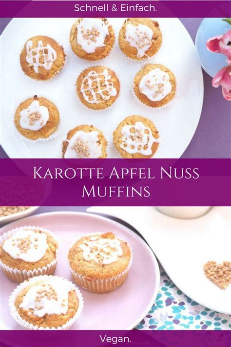 Sch Ssel Muffins Saftige Karotten Apfel Nuss Muffins