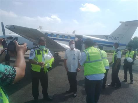 King Air Kembali Mendarat Di Bandara Ngloram Dengan Mulus