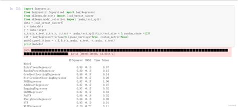 Anaconda Jupyter Notebook 虚拟环境安装 Lazypredict