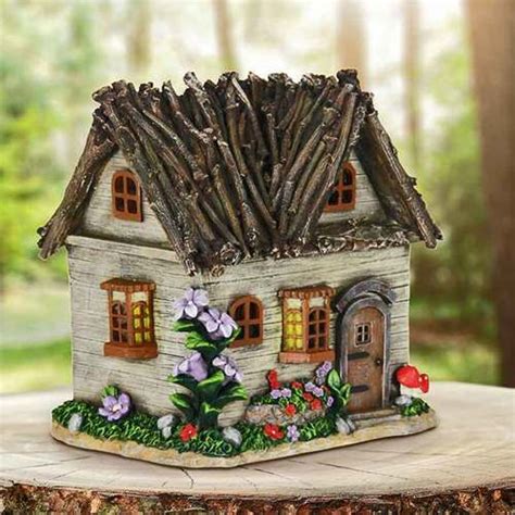 Lighted fairy houses solar houses fairy garden lights – Artofit