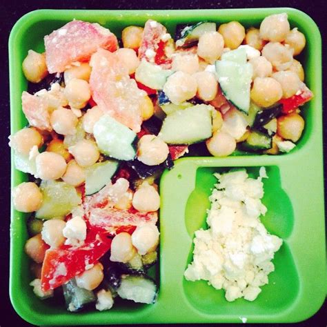 Aubry Hoffman On Instagram “greek Chickpea Salad Perfect For Lunch And Super Simple Can Of