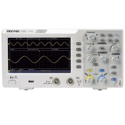 2 Channel Digitizer Oscilloscope OSD 1102 Tecpel Co Ltd 8 Bit