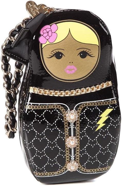 Betsey Johnson Kitsch Russian Doll Wristlet Handbags