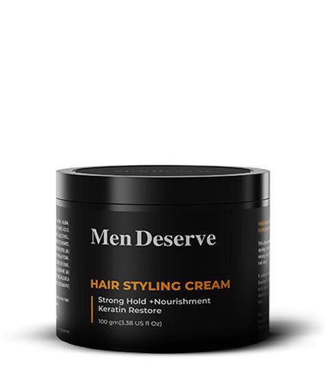 Best Hair Styling Cream For Men Strong Hold Keratin Restore Men Deserve