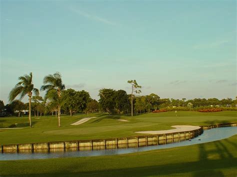 Approaching The Th Green Delray Dunes Golf C C Boynton Bch Fl