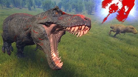 The Isle Trex Vs Spino Giga Big Herbivore Group GamePlay YouTube