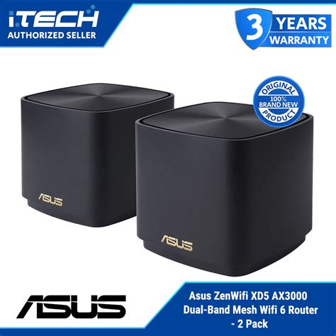 Asus Zenwifi Xd Ax Dual Band Mesh Wifi Router Pack Shopee