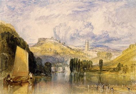 Joseph Mallord William Turner Totnes In The River Dart Painting