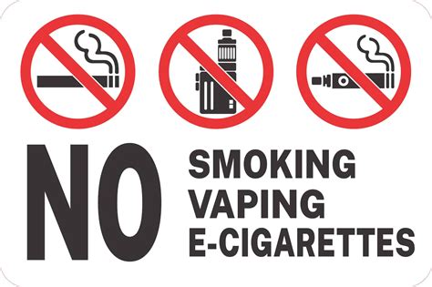 No Smoking Including E Cigarettes Sign Online