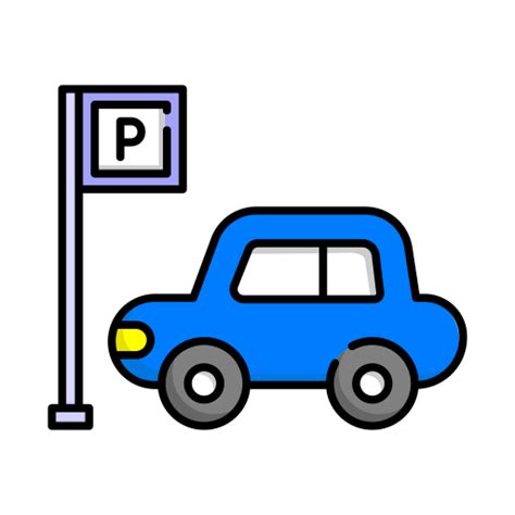 Car Parking Free Transport Icons