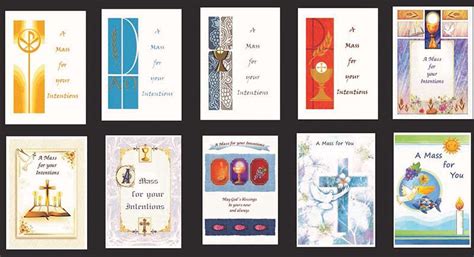 Mass Intention Cards John F Neale Publishing