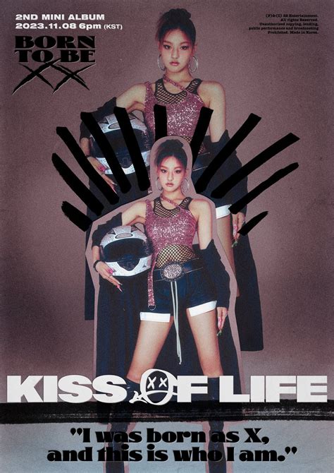 Kiss Of Life The 2nd Mini Album Born To Be Xx Concept Photo Bad Ver Haneul And Julie R