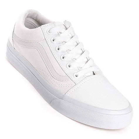 Tenis Branco Da Vans - Tenis Vans Old Skool True Branco - Rock City